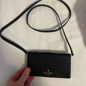 Kate spade cross body small wallet and phone holder. Barely used